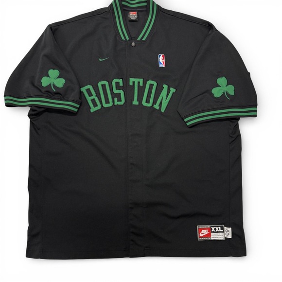 Nike Other - Vintage Nike Boston Celtics Shooting Shirt NBA Warm Up Jersey Black Mens XXL